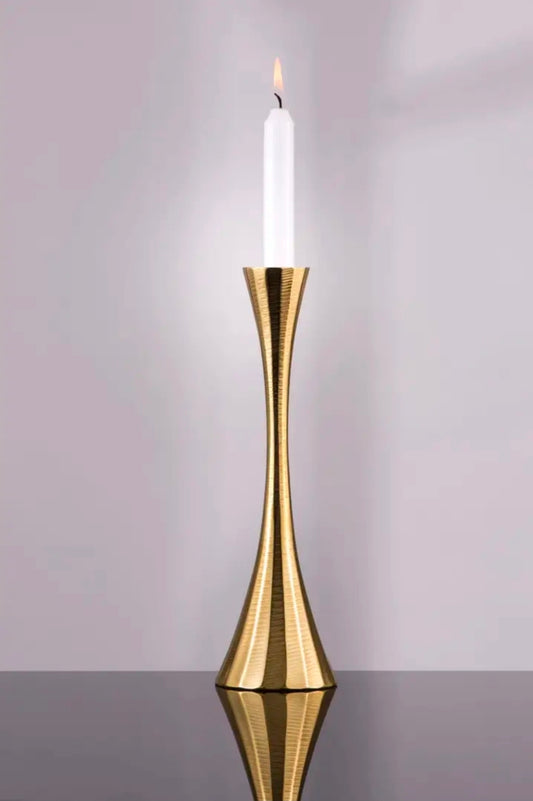 Gold Brass Candle sticks Set of 2