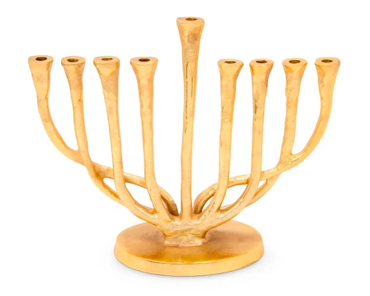 Gold Brass Menorah